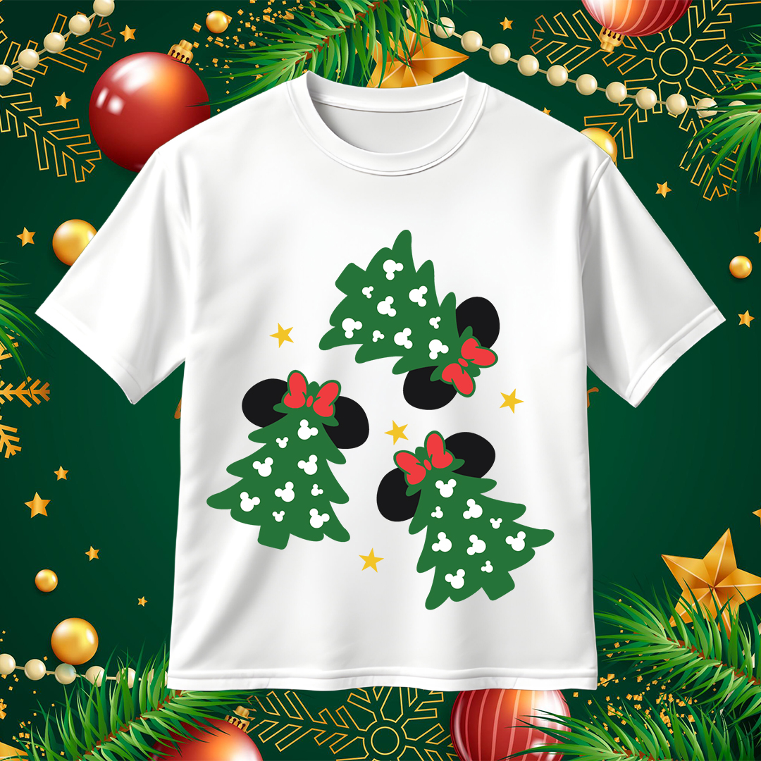 Micky And Minnie Christmas SVG