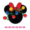 Minnie Mouse Christmas Lights SVG