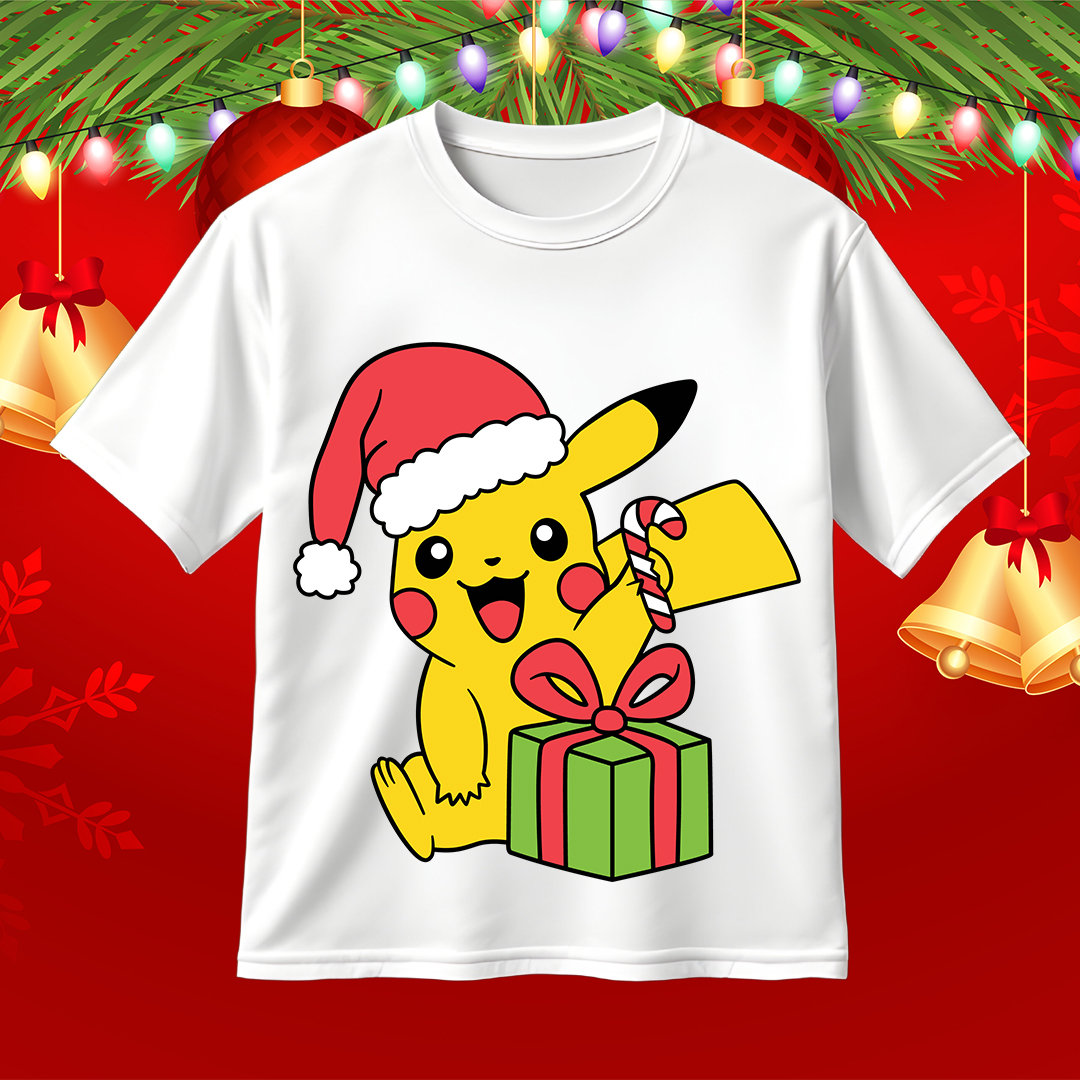 Pikachu Santa SVG Christmas