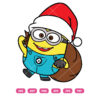 Santa Minion SVG Christmas SVG