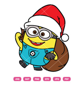 Santa Minion SVG Christmas SVG