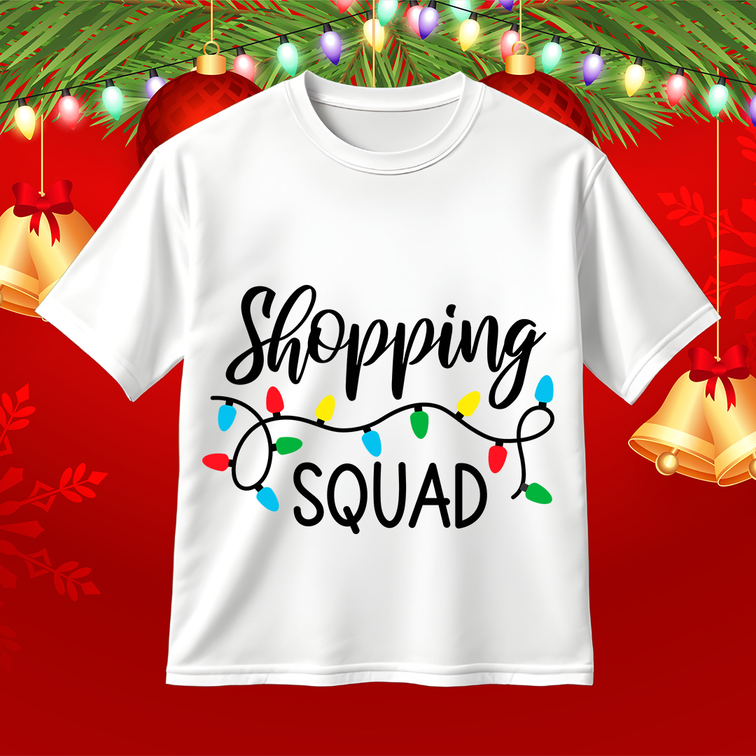 Shopping Squad Christmas SVG