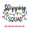 Shopping Squad Christmas SVG