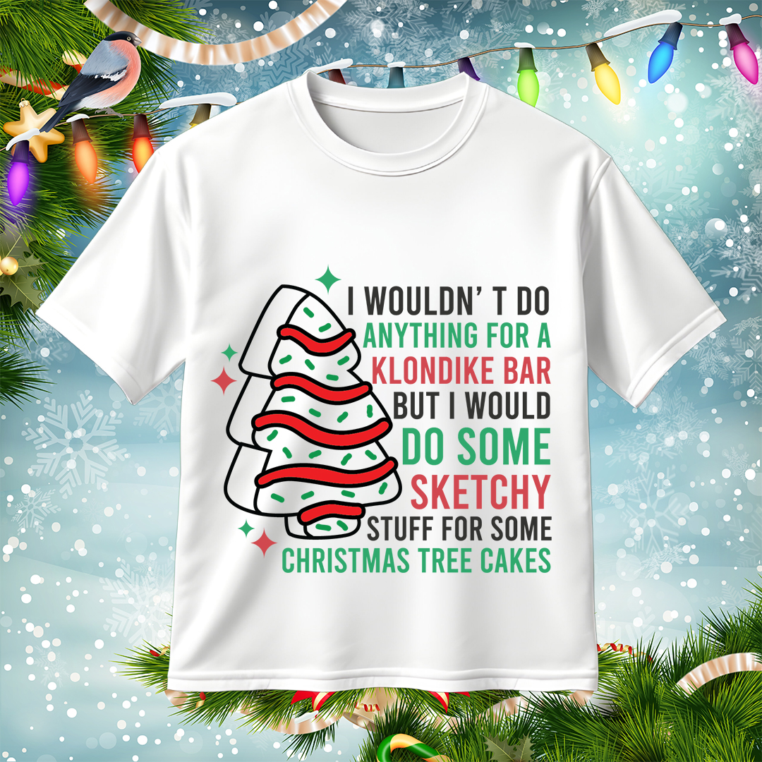 Sketchy Stuff For Some Christmas Tree Cakes SVG