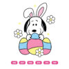 Snoopy Easter Bunny With Eggs