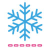 Snowflake SVG PNG Christmas Winter Cut FIle for Circut and Silhouette