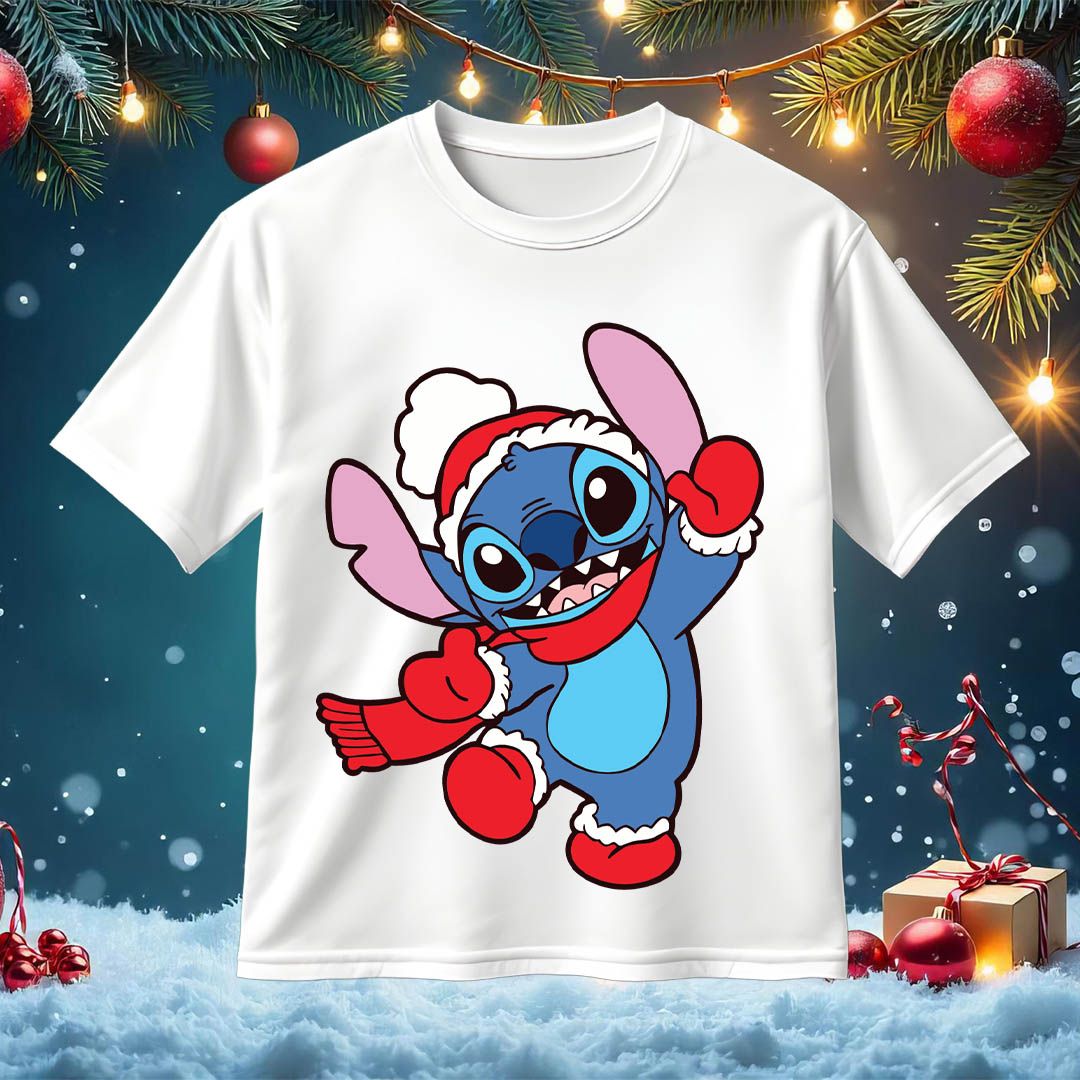 Stitch Santa SVG Christmas SVG