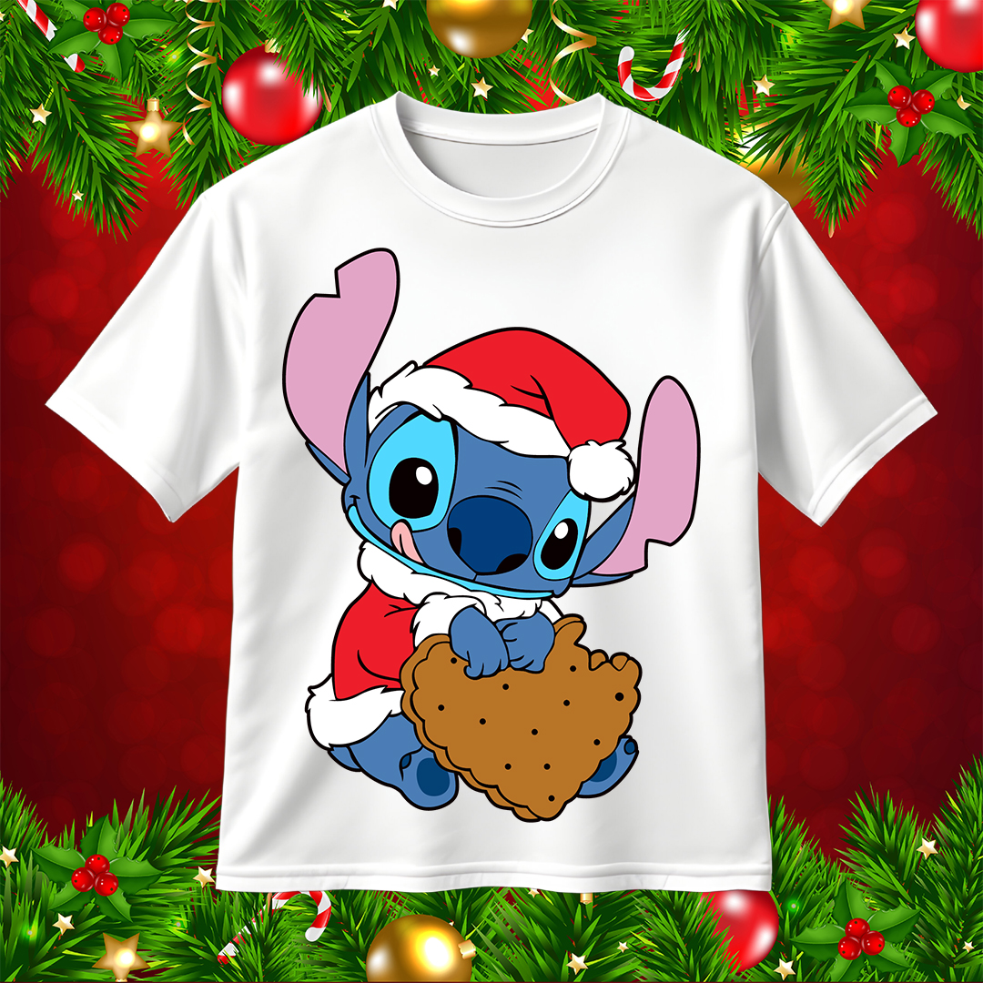 Stitch With Christmas Cookie
