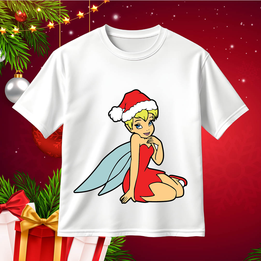 Tinker Bell Santa SVG Christmas SVG