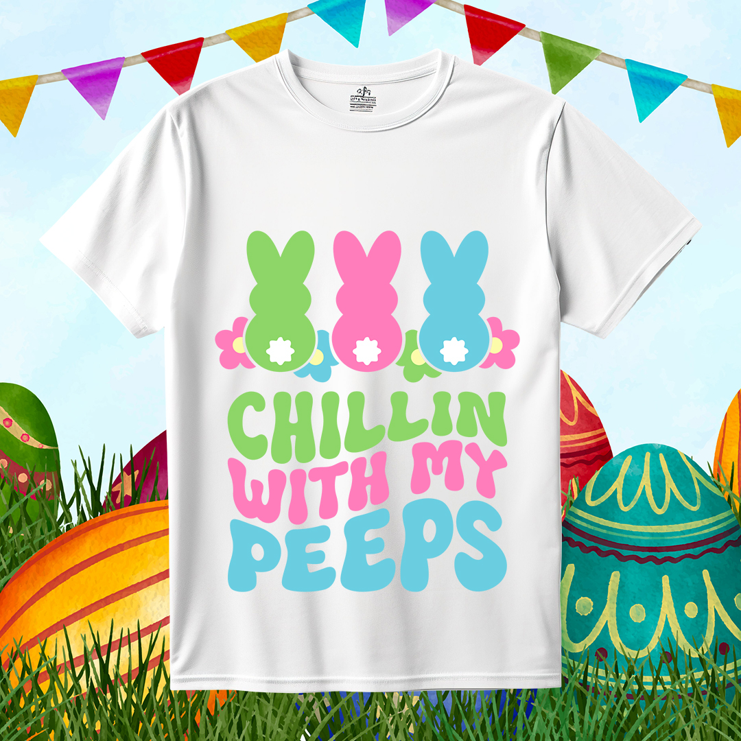Chillin With My Peeps Cute Easter