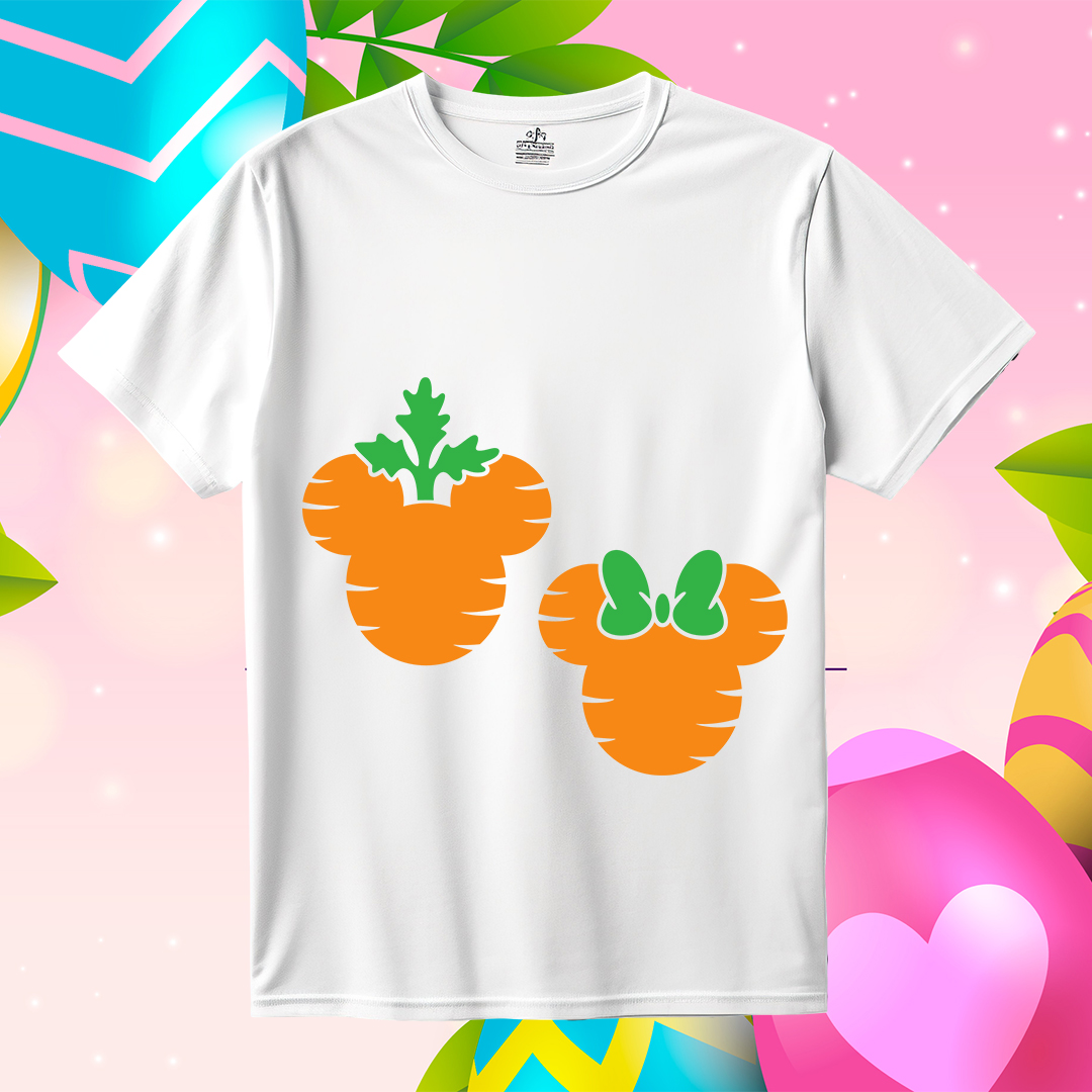 Easter Carrots Mickey And Minnie