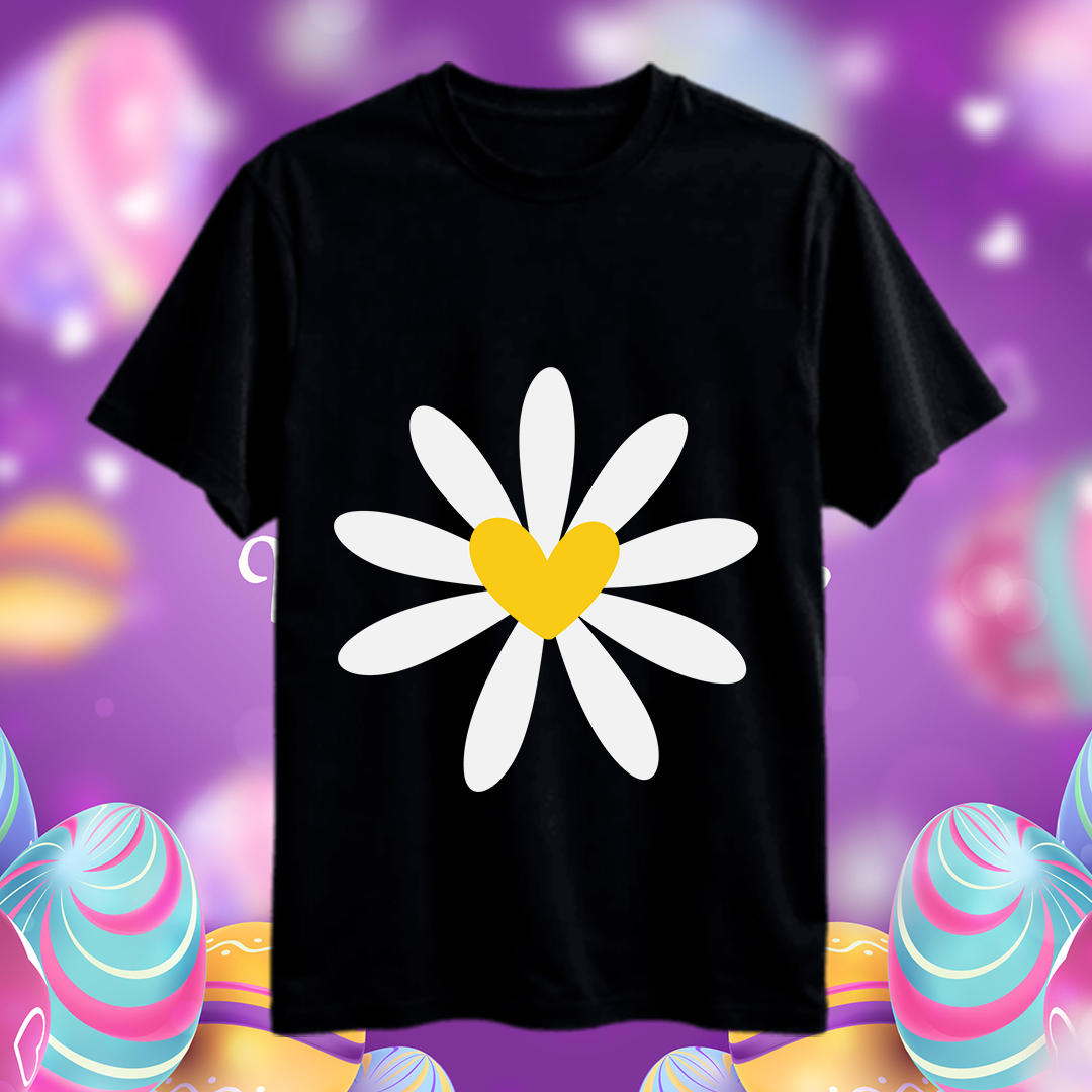 Heart Daisy Flower