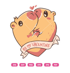 Couplebara SVG, Love Capybara SVG PNG DXF EPS
