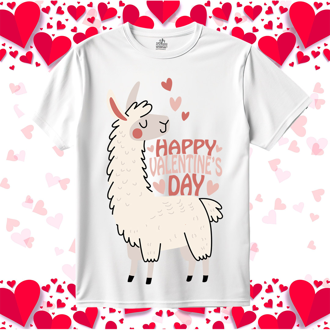 Cute Llampa Valentine Day