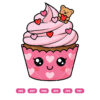 Cute Valentine's Cupcake