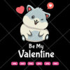 Hamster By My Valentine SVG,