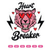 Heart Breaker Tiger SVG, Anti Valentine
