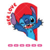Her Love Stitch Valentine,s
