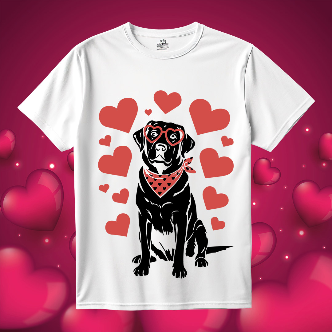 Labrador Retriever Valentine Day