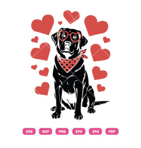 Labrador Retriever Valentine Day