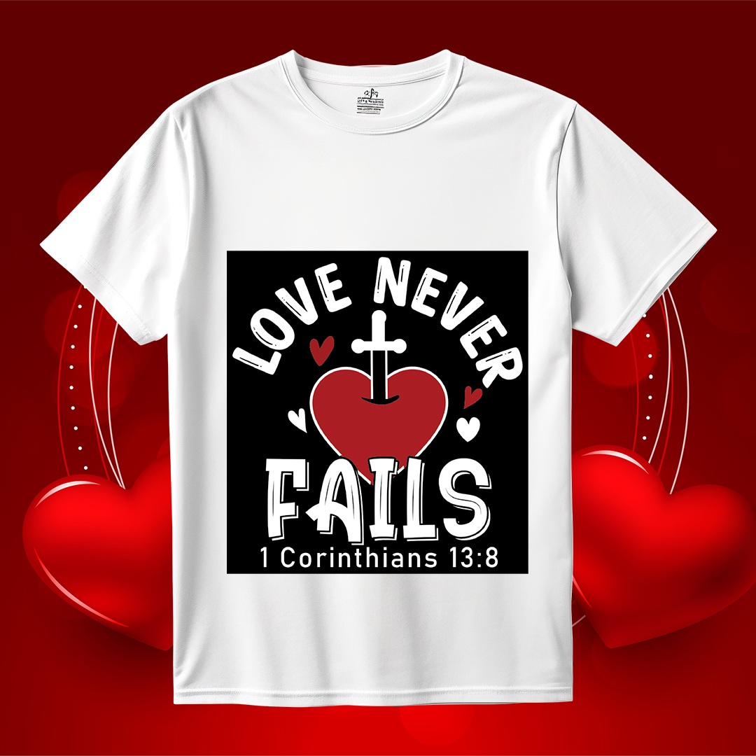 Love Never Fails SVG, Sword In The Heart Valentine SVG