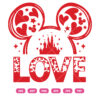 Mickey Love Leopard SVG, Mickey Valentine