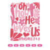 Oh How the Loves Us Valentine SVG