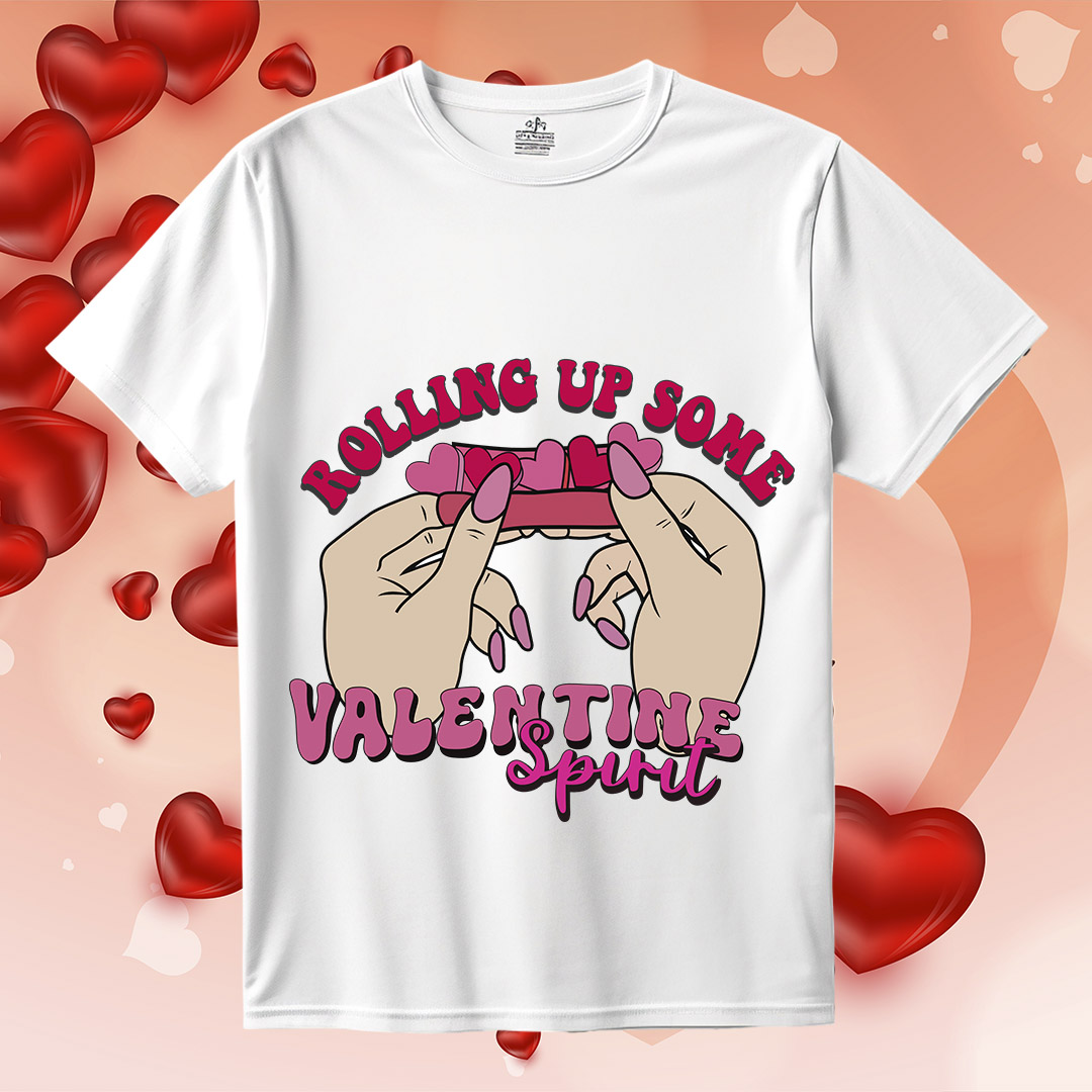 Rolling Up Some Valentine Spirit SVG, Valentine Cannabis