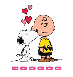 Snoopy And Charlie Dog Kisses