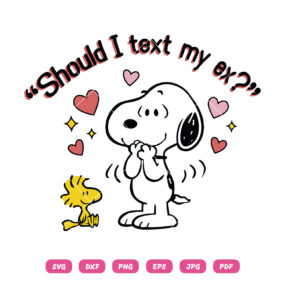 Snoopy Should I Text My Ex