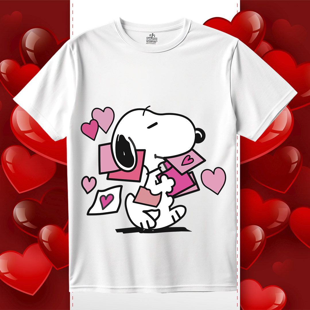 Snoopy Valentines Letter SVG, Snoopy Valentine