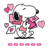 Snoopy Valentines Letter SVG, Snoopy Valentine