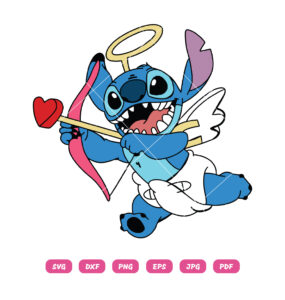 Stitch Cupid Valentine