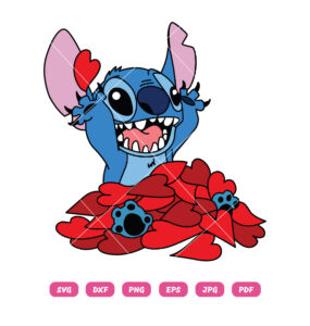 Stitch Heart Valentine
