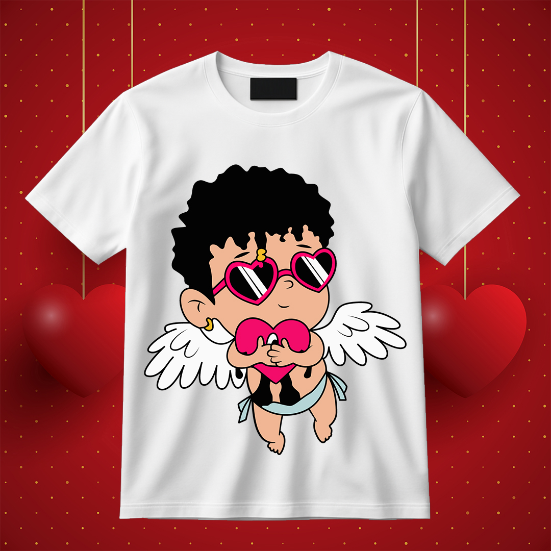 Baby Benito Cupid Holding Sad heart