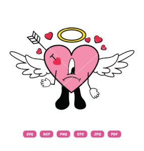 Bad Bunny Cupid SVG,