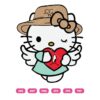 Bad Bunny Hello Kitty SVG Hello Kitty Valentine
