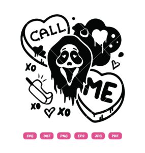 Call Me Ghostface SVG,