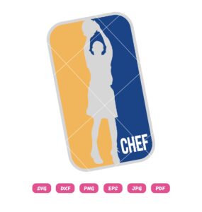 Chef Curry SVG Golden State Warriors