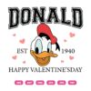 Donald Duck Happy Valentines Day