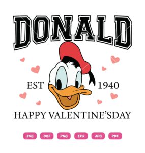Donald Duck Happy Valentines Day