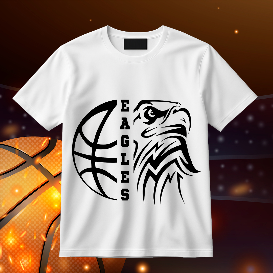 Eagles Basketball SVG, Basketball SVG Design, Basketball