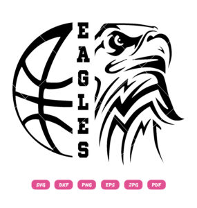 Eagles Basketball SVG, Basketball SVG Design, Basketball