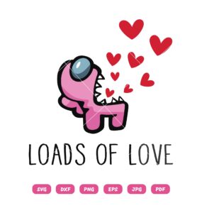 Load Of Love Among Us SVG