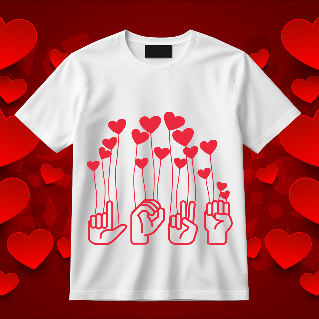 Love Hand Language SVG, Valentine SVG, Love Hand SVG