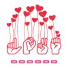 Love Hand Language SVG, Valentine SVG, Love Hand SVG