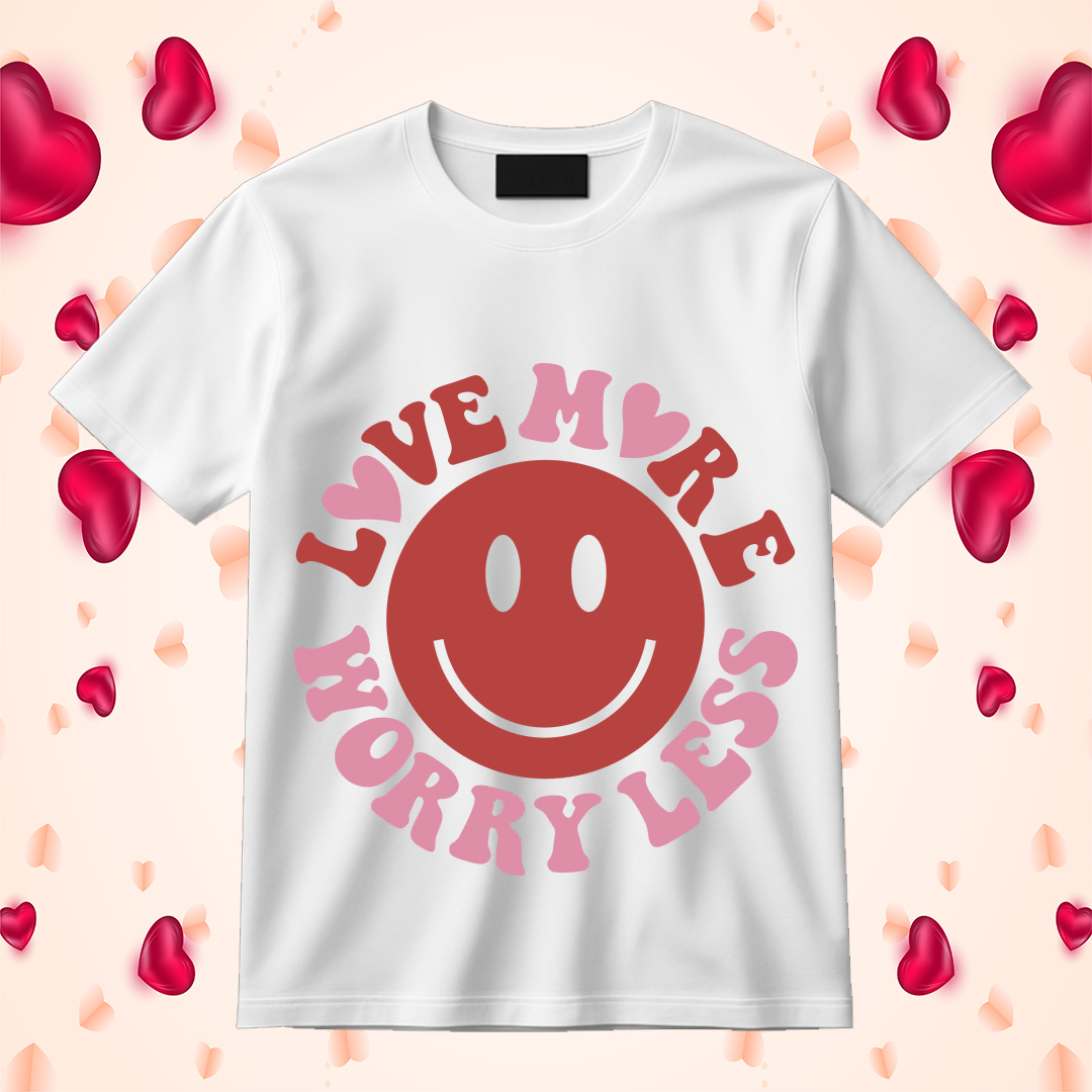 Love More Worry Less SVG