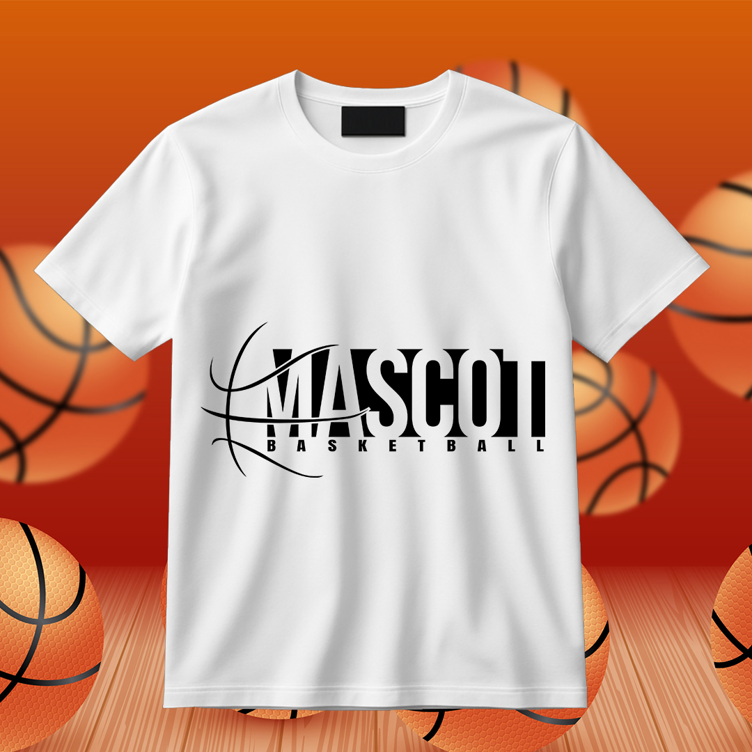 Mascot Basketball SVG,