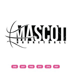 Mascot Basketball SVG,