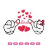 Mickey Hand Love